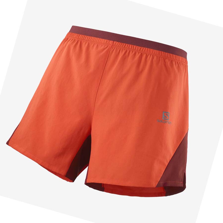 Bermudas Salomon CROSS 5\'\' Hombre Naranjas | MX 3169CTV